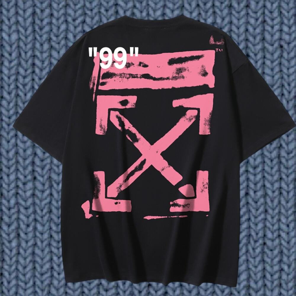 Off-white Men's Black Short Sleeve T-Shirt